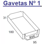 ESTANTES MET.PLAST. SUC Nº 1