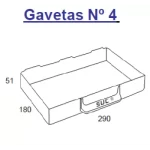 ESTANTES MET.PLAST. SUC Nº 4