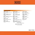 Caixa Met. 5 Divisões 68FT Alyco ORANGE