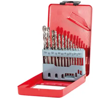 Jogo brocas cilindricas MACFER HSS-M2-013 1,5-6.5mm (13 pcs)