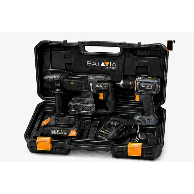 Kit BATAVIA Ultra Pro Martelo + Aparafusadora 18 V